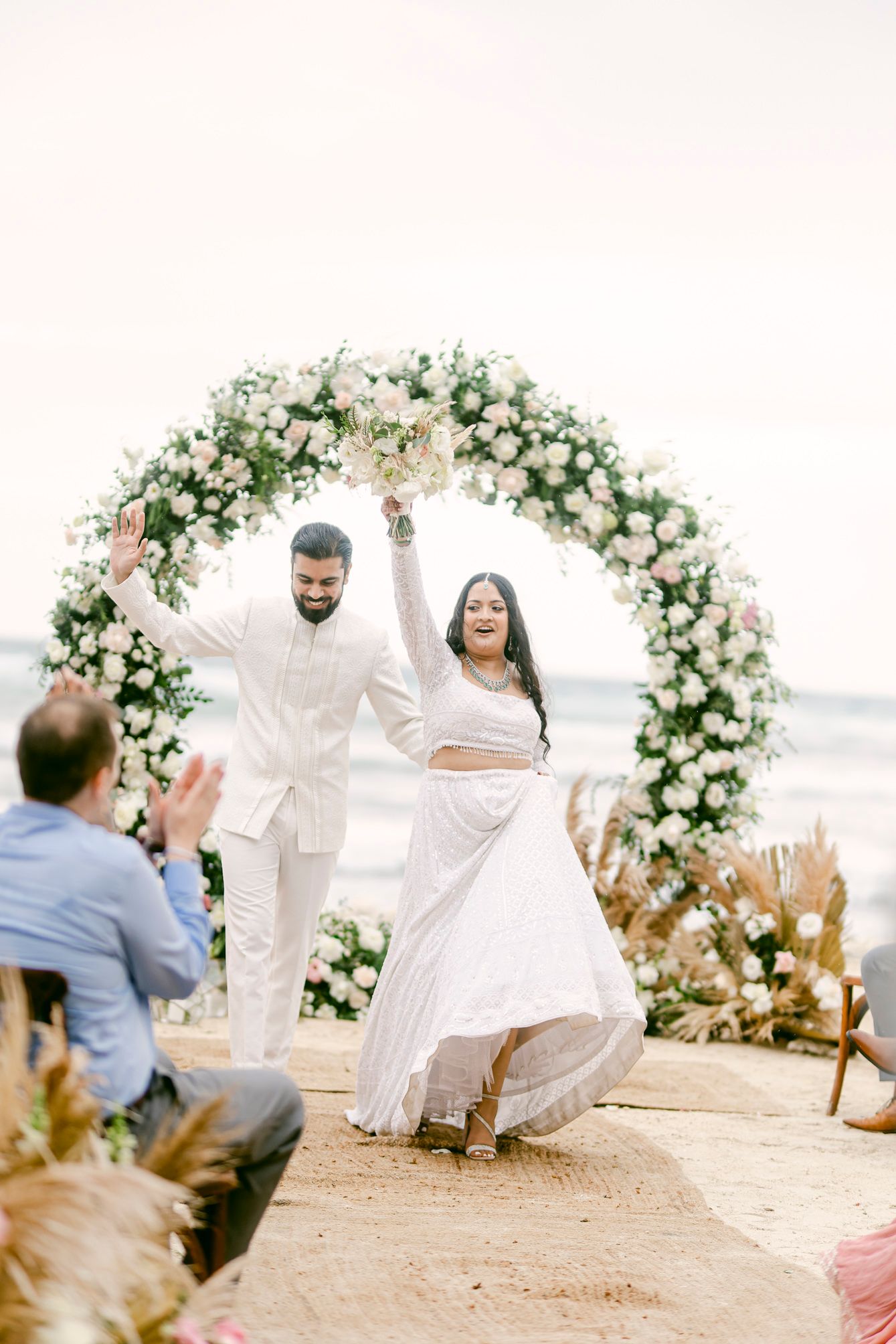 Tulum destination wedding photography – romantic beachfront ceremony.