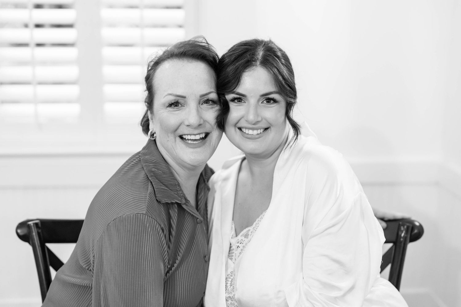 bride and mom