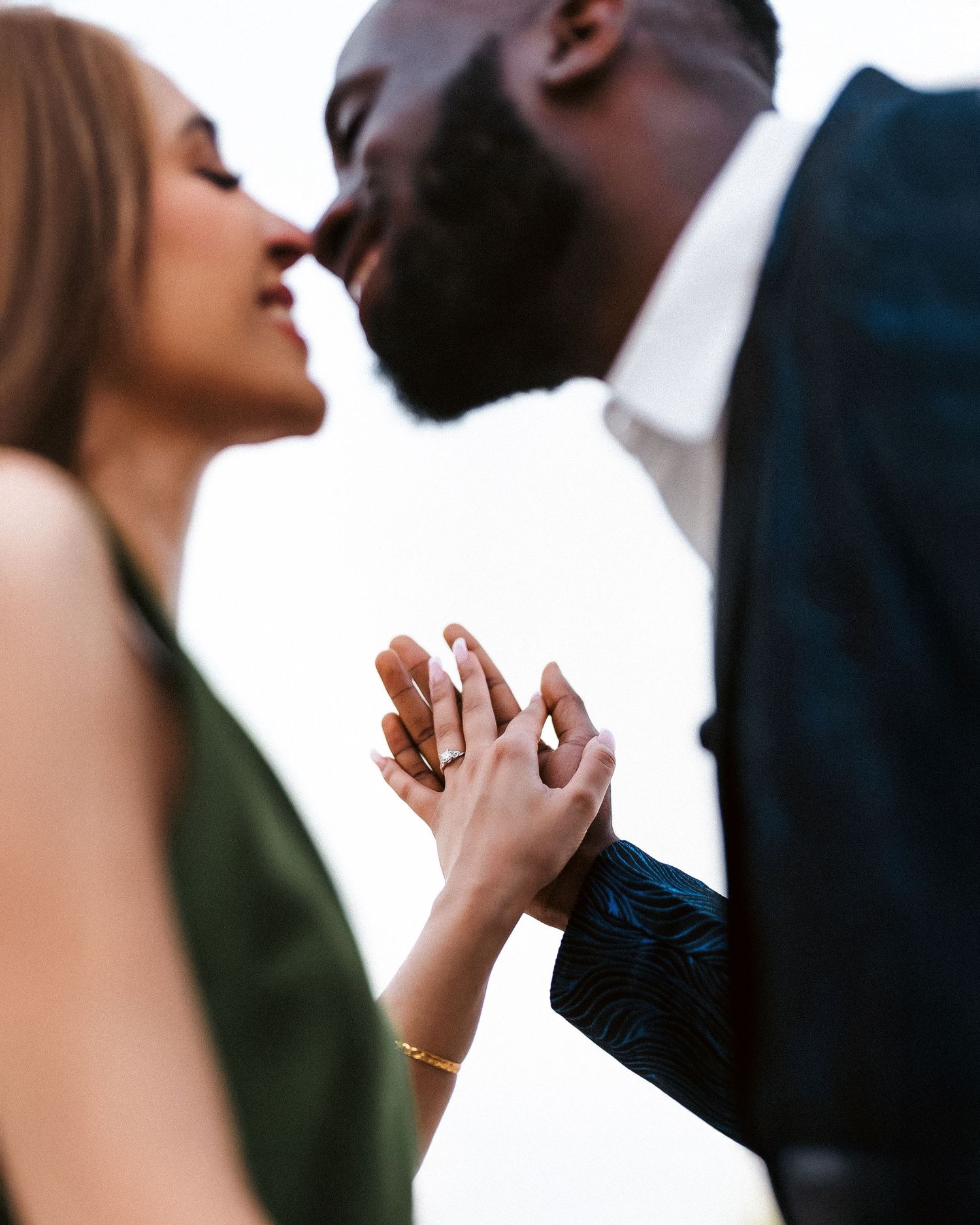 Surprise proposal photography capturing intimate moment