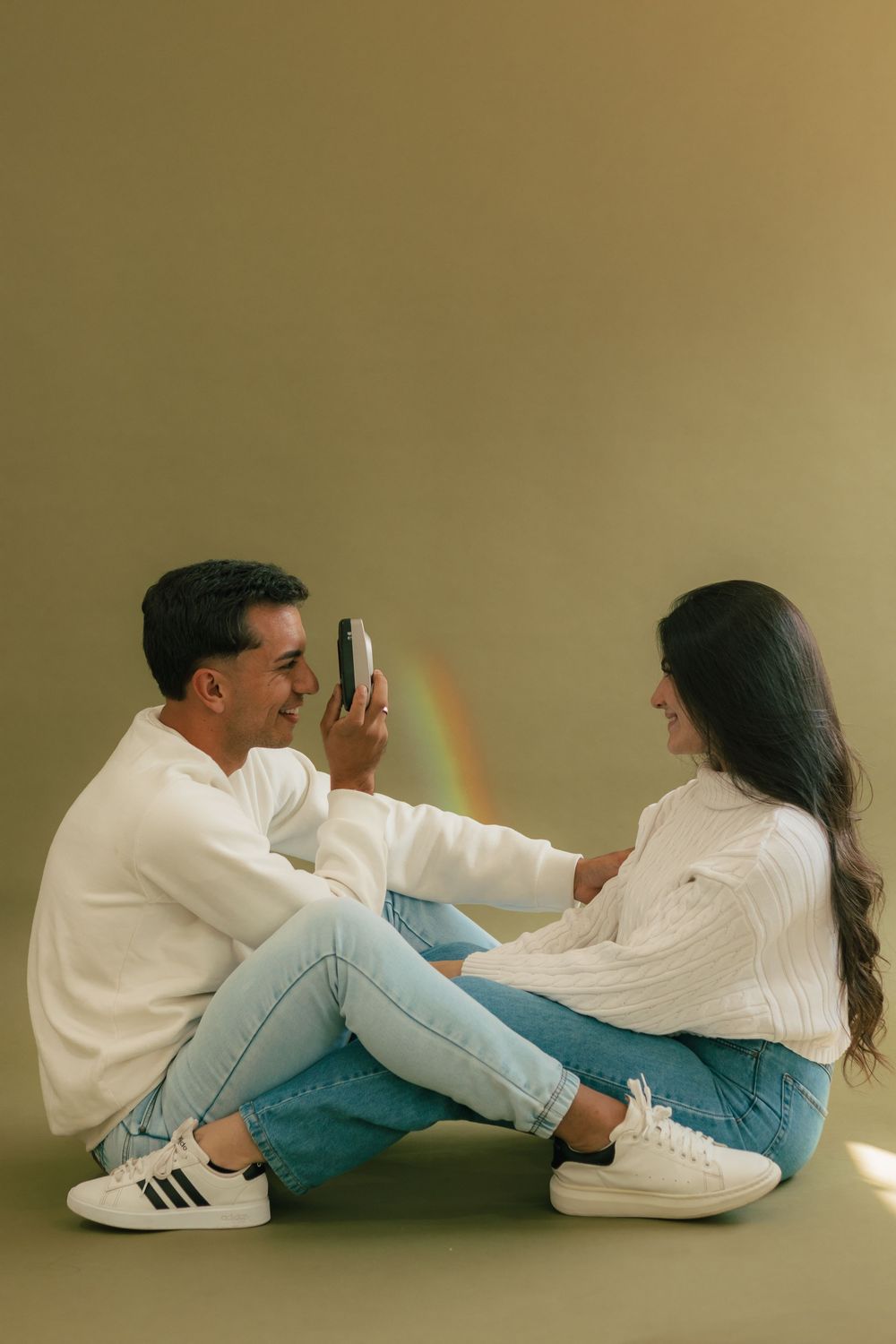 ensaio sessão casal estúdio