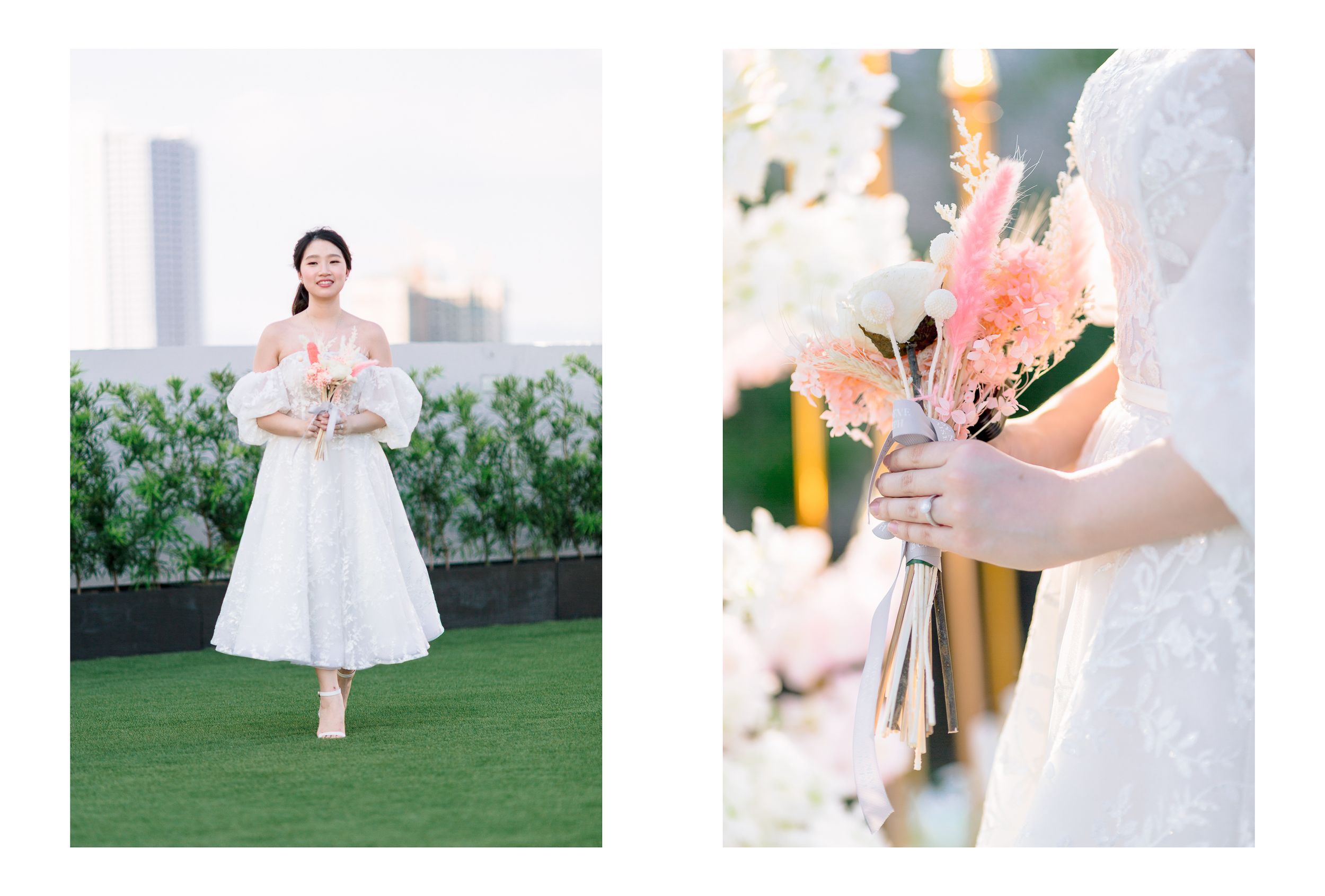 Kyle & Rowena | Pastel Rooftop Wedding