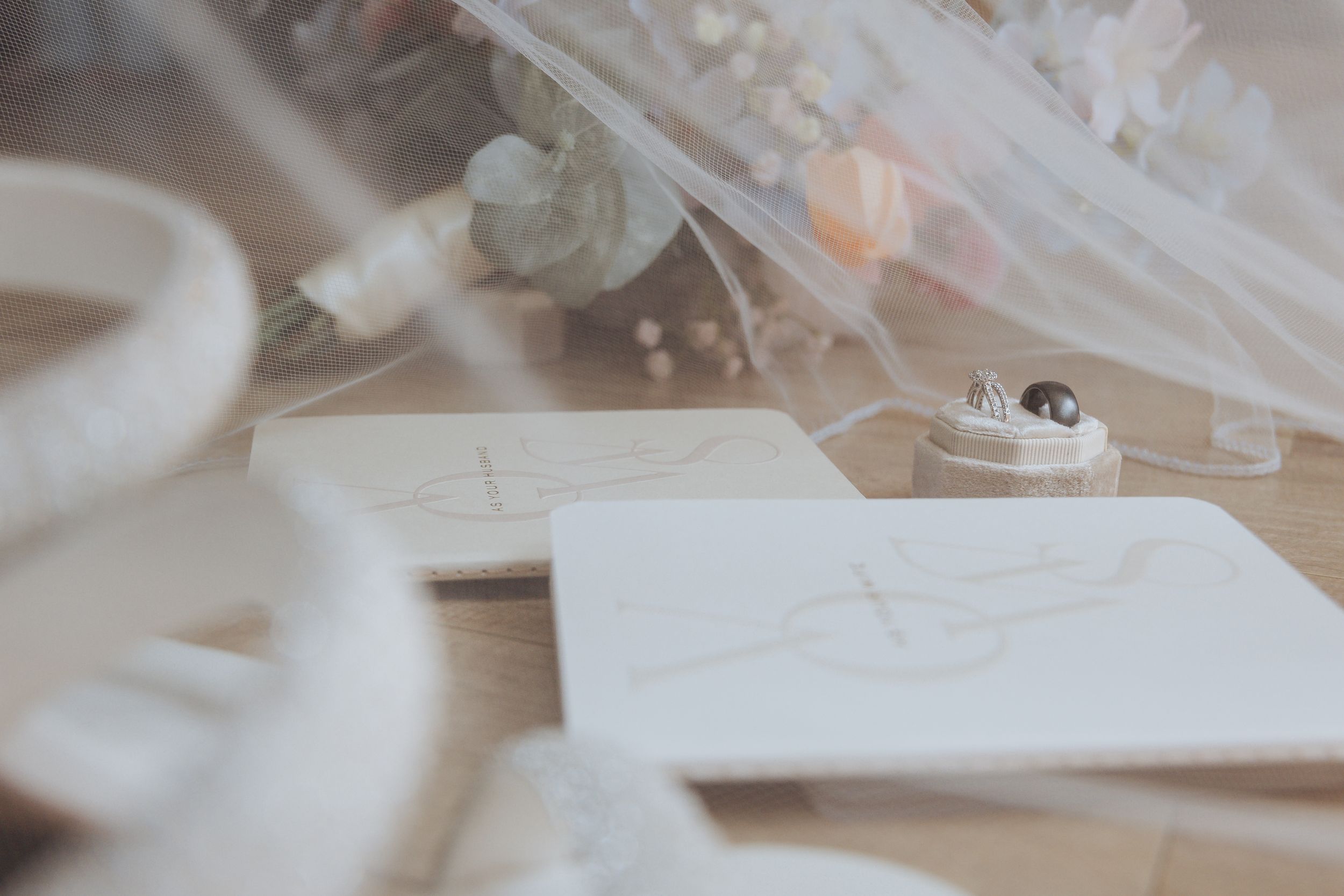 fine art wedding detail photography Moncton light and airy photographer vibrant wildflower spring wedding in New Brunswick flat lay details