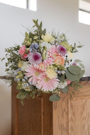Classic wedding portraits in Riverview NB with light and airy tones.
Bride bouquet detail photography by Moncton photographer.