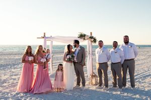 Micro wedding destination beach venue in Tampa, Dunedin, Clearwater, St Pete, Naples, Bradenton, Miami, West Palm, Amelia Island, Florida