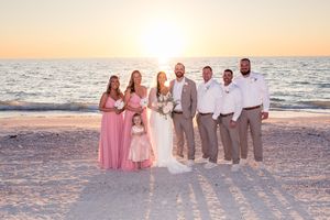 Micro wedding destination beach venue in Tampa, Dunedin, Clearwater, St Pete, Naples, Bradenton, Miami, West Palm, Amelia Island, Florida