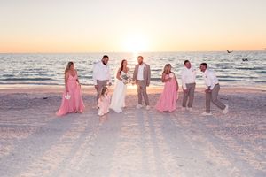 Micro wedding destination beach venue in Tampa, Dunedin, Clearwater, St Pete, Naples, Bradenton, Miami, West Palm, Amelia Island, Florida