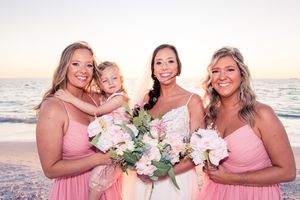 Micro wedding destination beach venue in Tampa, Dunedin, Clearwater, St Pete, Naples, Miami, West Palm, Florida, England and Scotland