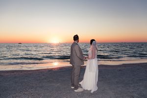 Micro wedding destination beach venue in Tampa, Dunedin, Clearwater, St Pete, Naples, Miami, West Palm, Florida, England and Scotland