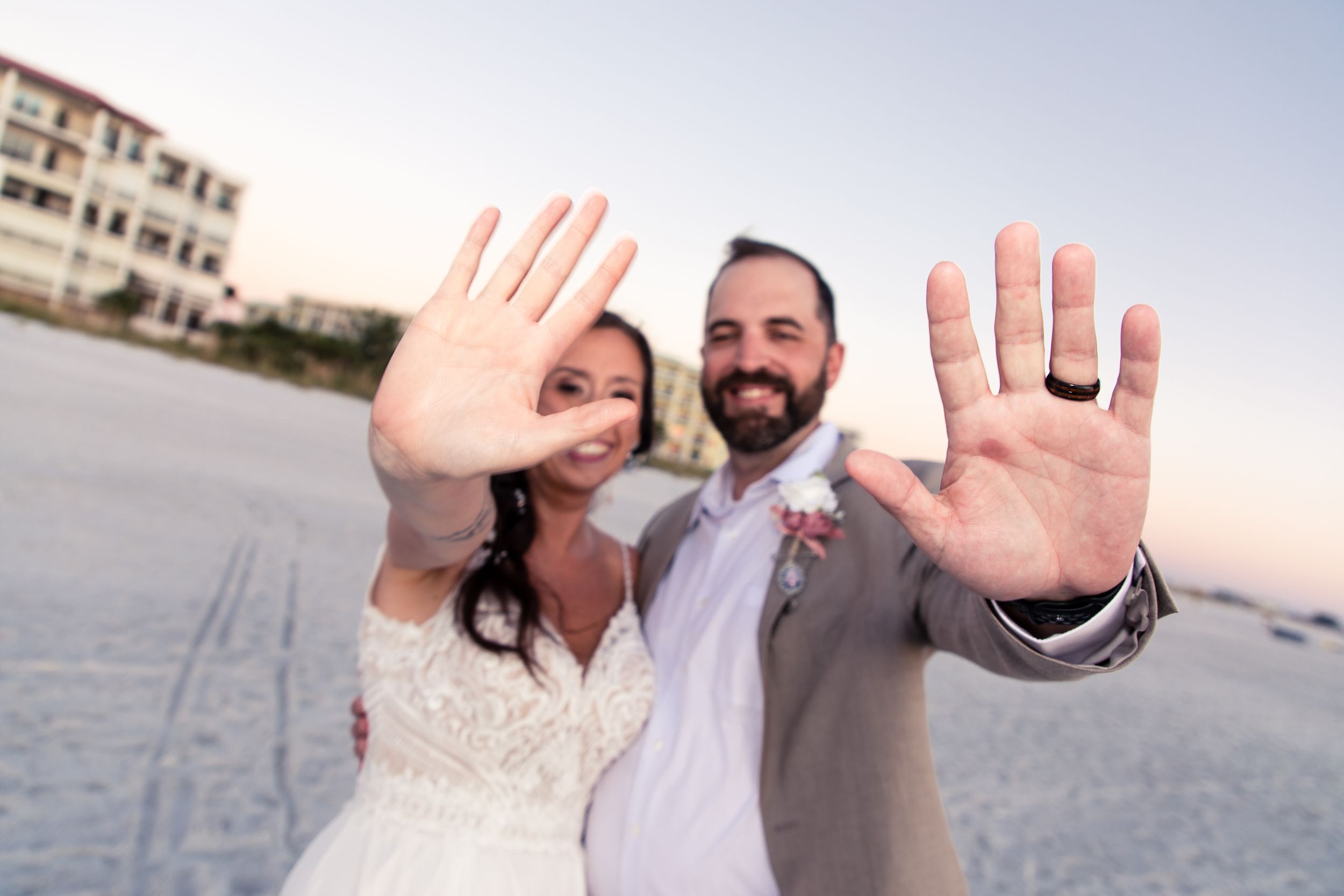 Micro wedding destination beach venue in Tampa, Dunedin, Clearwater, St Pete, Naples, Bradenton, Miami, West Palm, Amelia Island, Florida