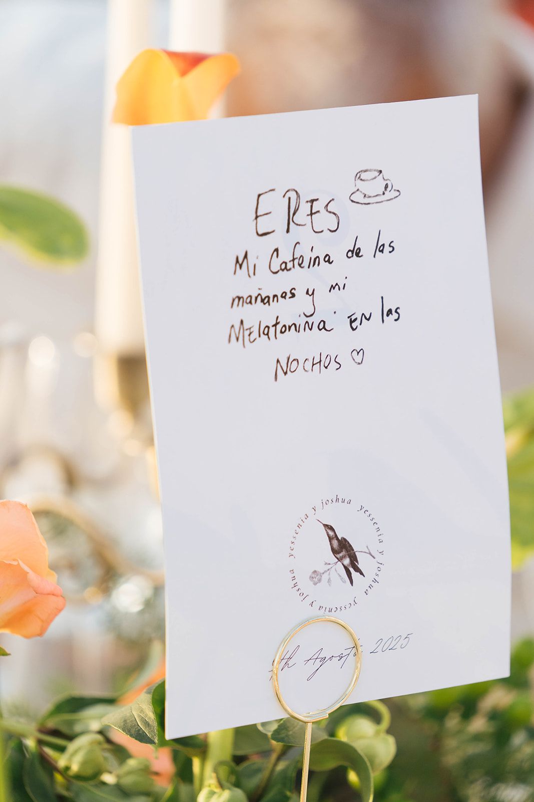 A love letter to the bride