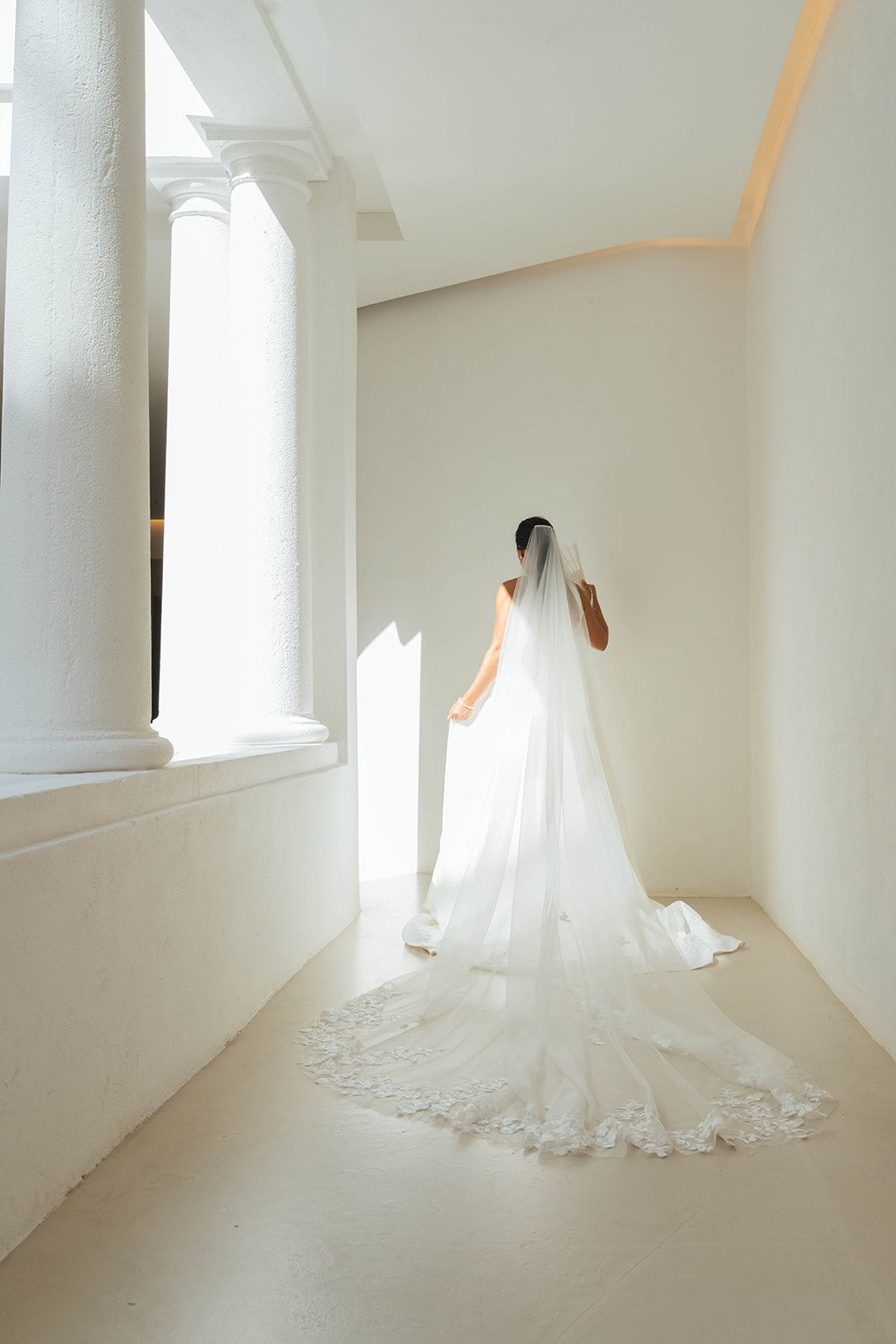 Bride just before the ceremony.