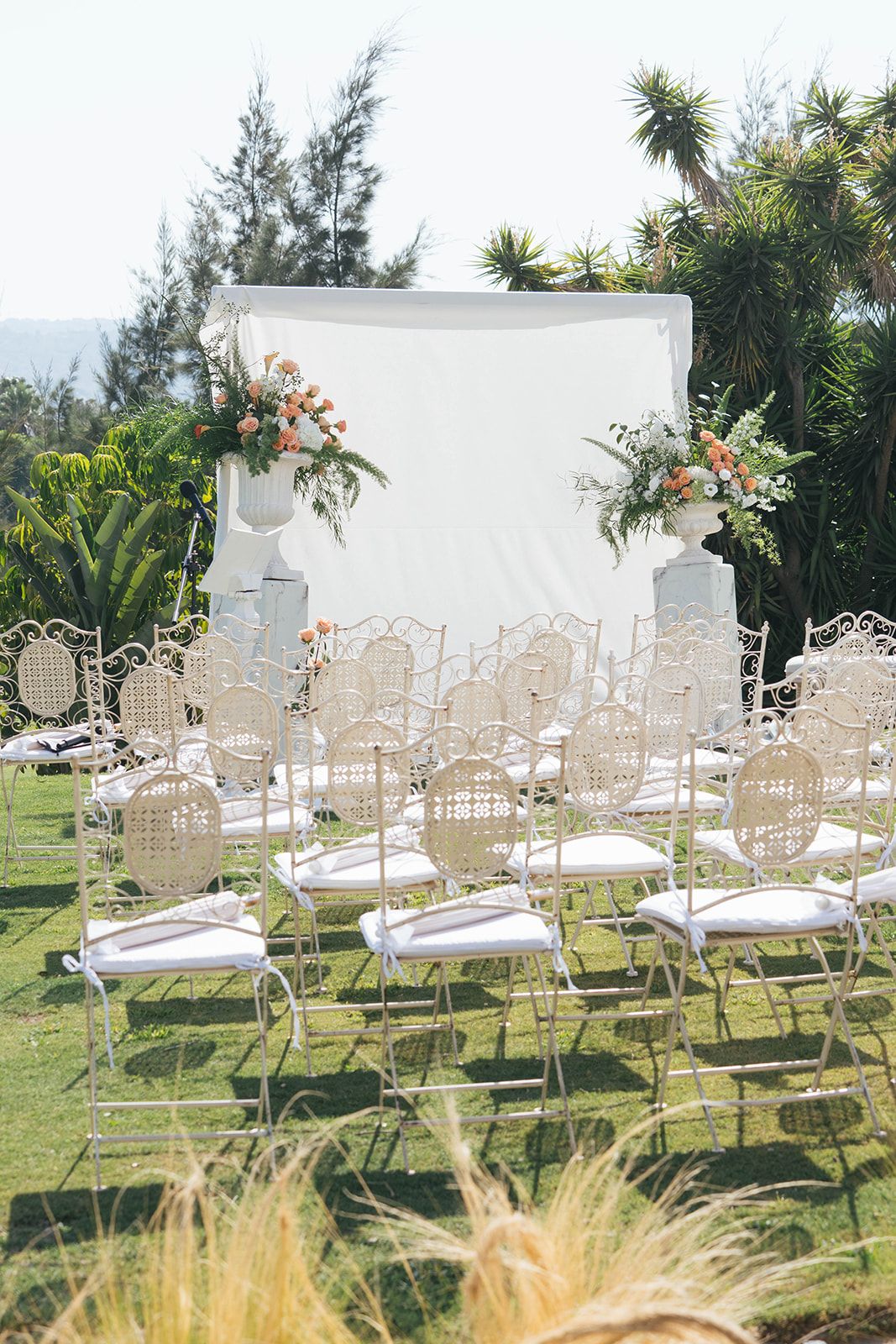 Ceremony area in La Zambra Resort, Malaga