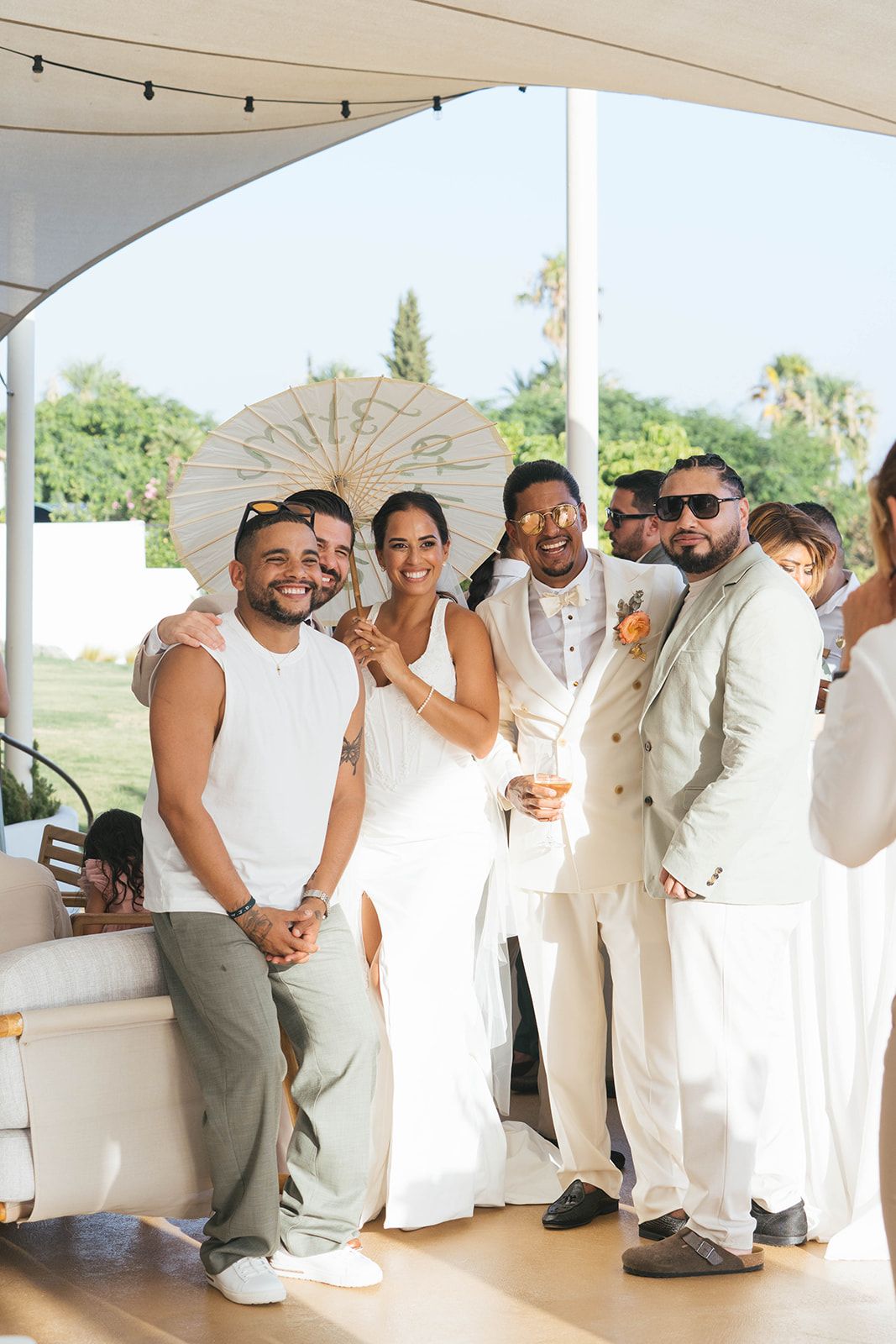 It's all about the wedding guests.