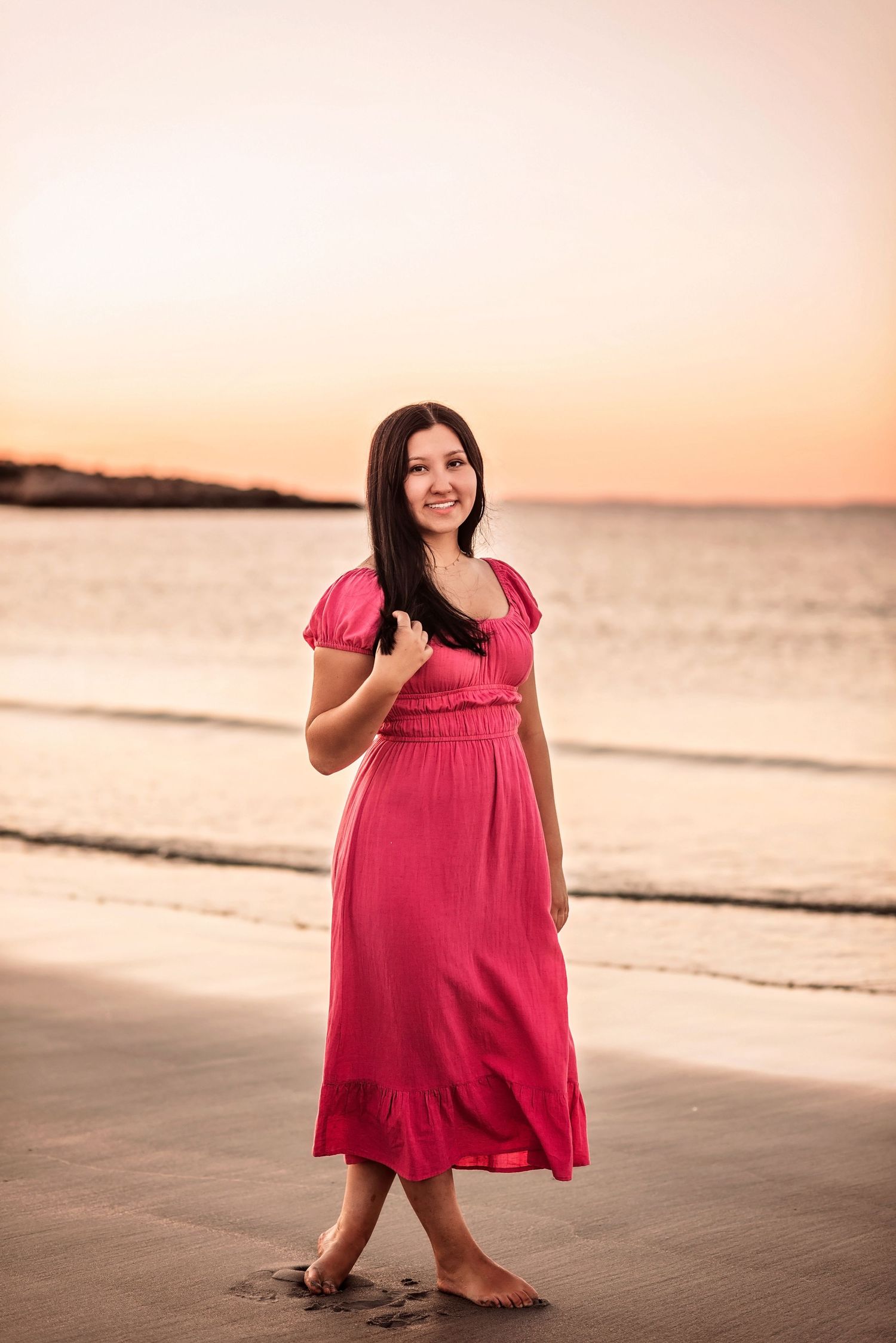 Kristen Leigh Photography Massachusetts Boston & North Shore senior portrait photographer Wingaersheek Beach Coastal portrait session