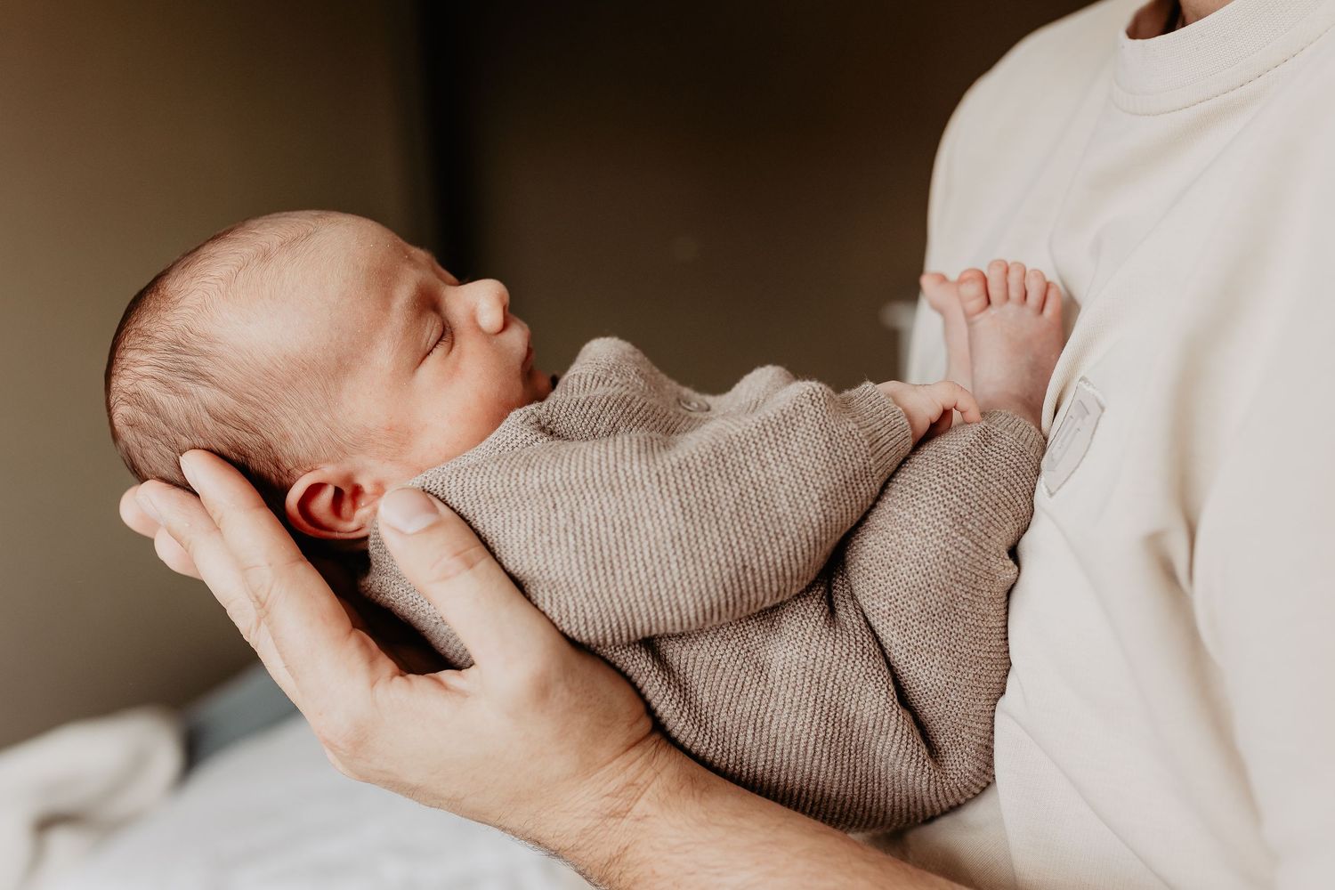 Newborn shoot aan huis in de Hoeksche Waard