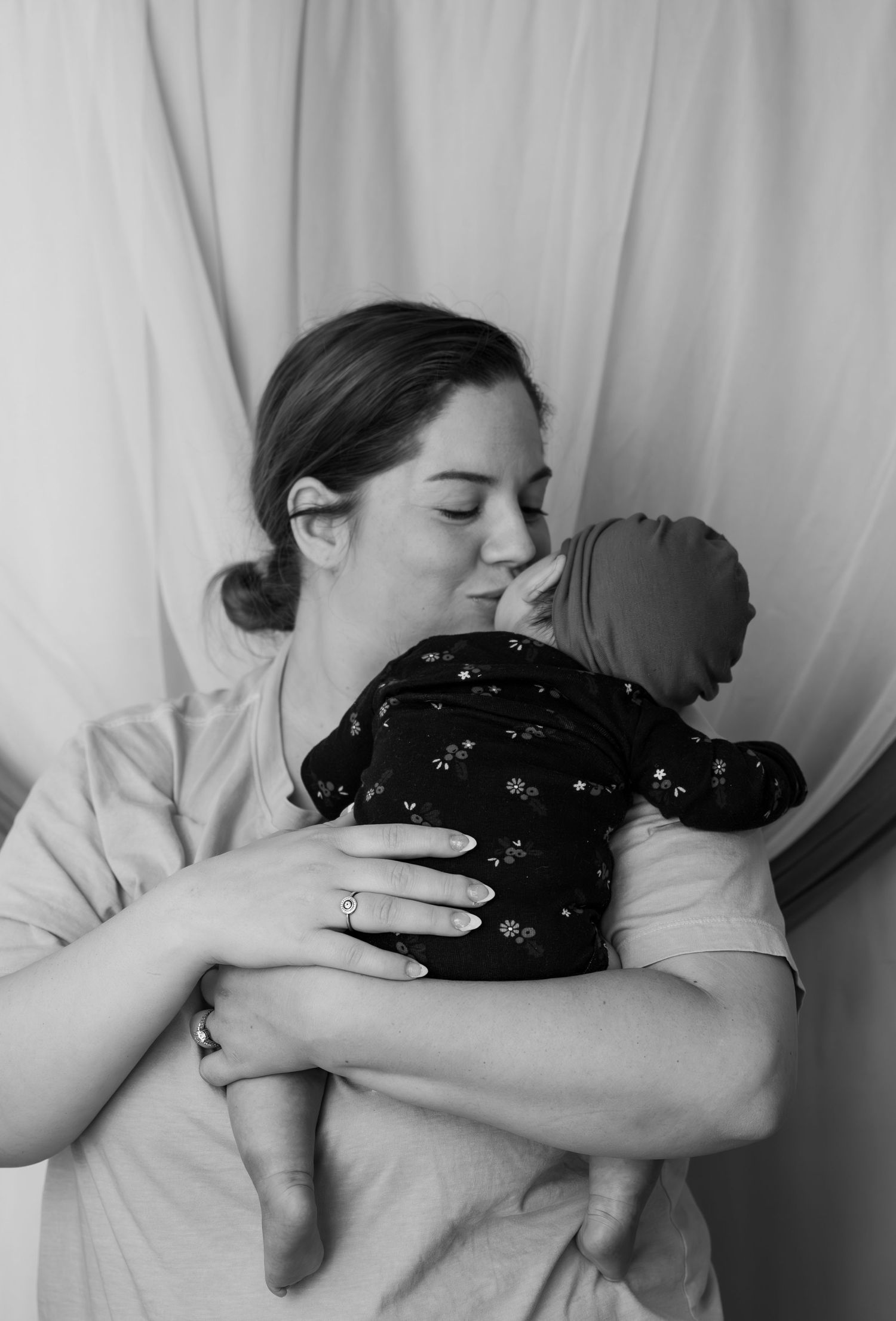 A mother's love. Being able to photograph Maple and her mother in this newborn session was a great blessing.