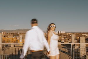 Engagement photos in Albuquerque. How to elope in New Mexico. Albuquerque wedding photographer. Queer wedding photographer ABQ. NM wedding.