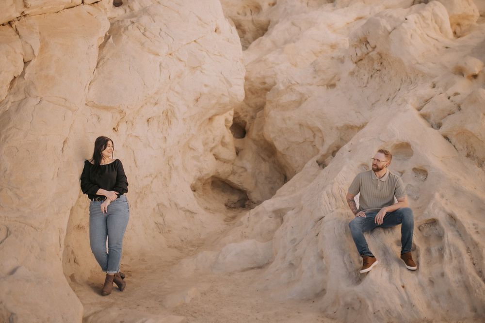 Engagement photos in Albuquerque. How to elope in New Mexico. Albuquerque wedding photographer. Queer wedding photographer ABQ. NM wedding.