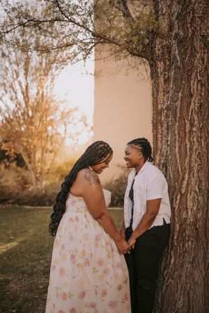 Engagement photos in Albuquerque. How to elope in NM. Albuquerque wedding photographer. LGBT wedding photographer ABQ. New Mexico wedding.