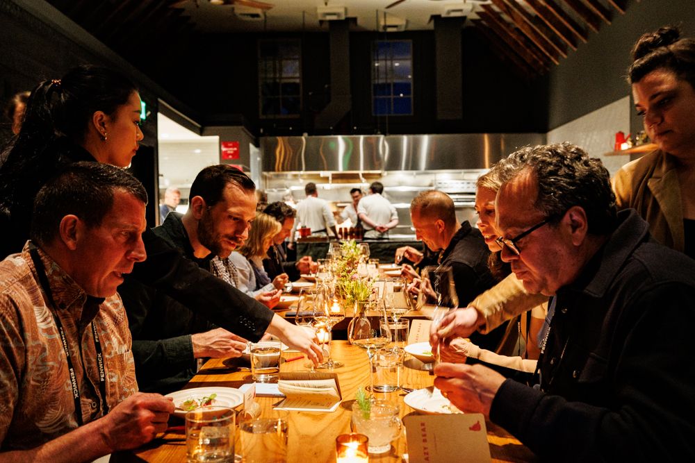Private dinner at Lazy Bear Restaurant in San Francisco.