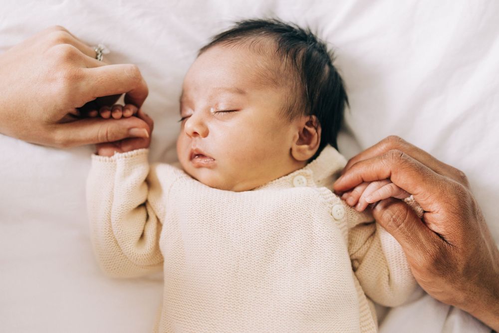 At home newborn lifestyle session in Chicago
