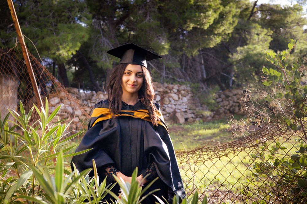 Sandie Graduation Photo, University of Malta