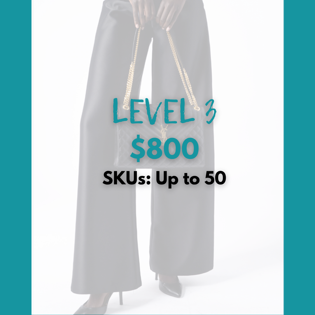 Level 3 Product Photography Pricing - $800