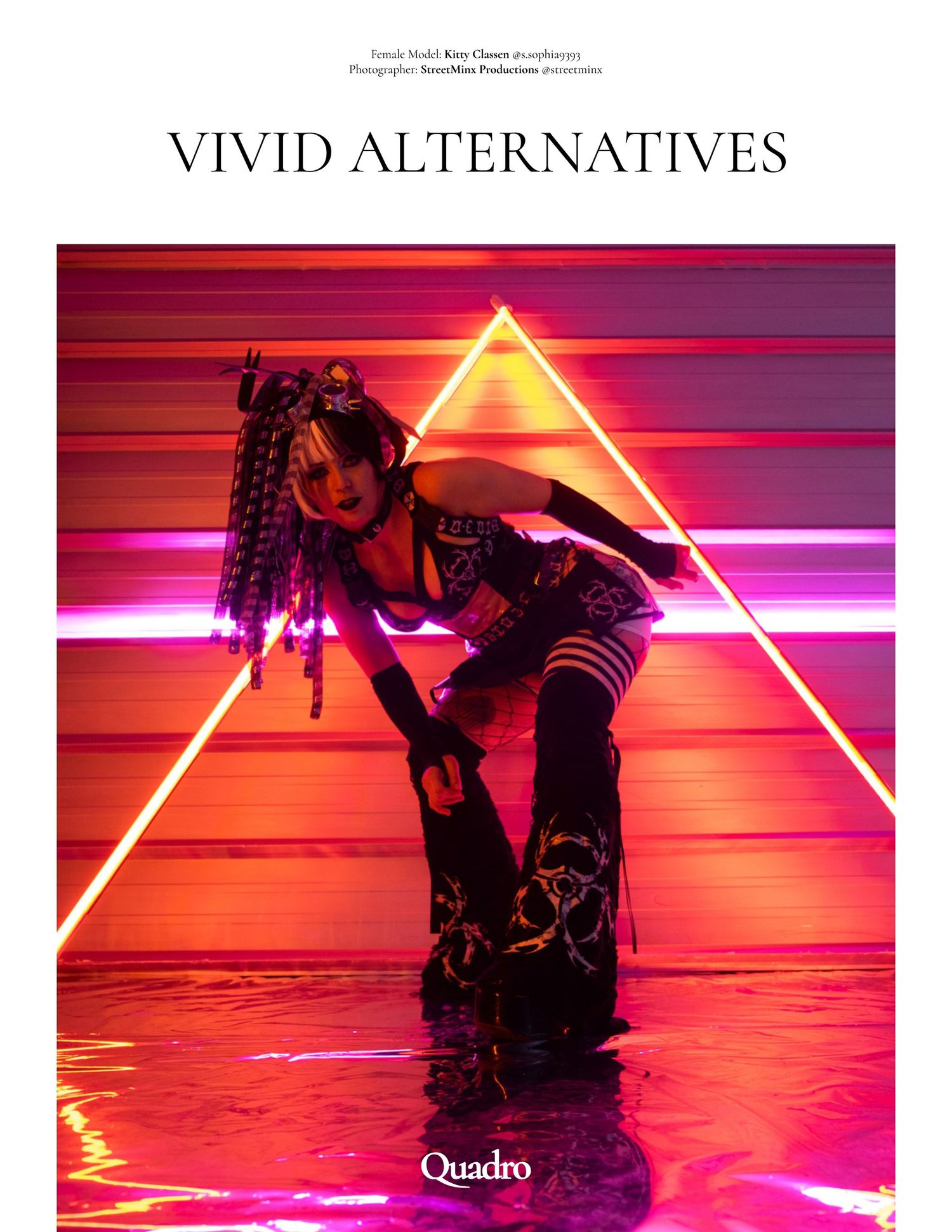 A dark moody photo logo design reading "StreetMinx Productions" overlaid on a silhouetted figure in dim lighting.