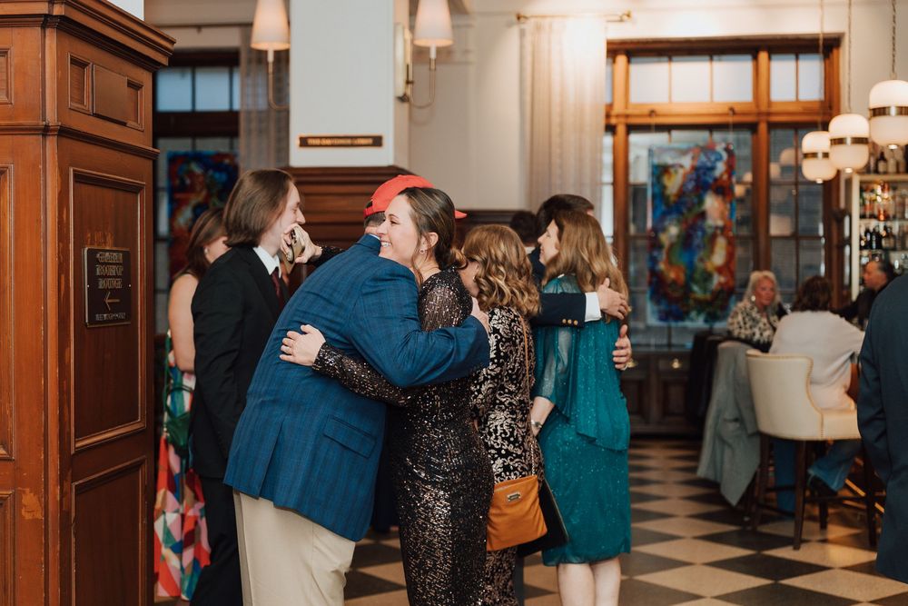 Yorktowne Hotel wedding in York, PA– wedding ceremony in east ballroom – elegant winter wedding