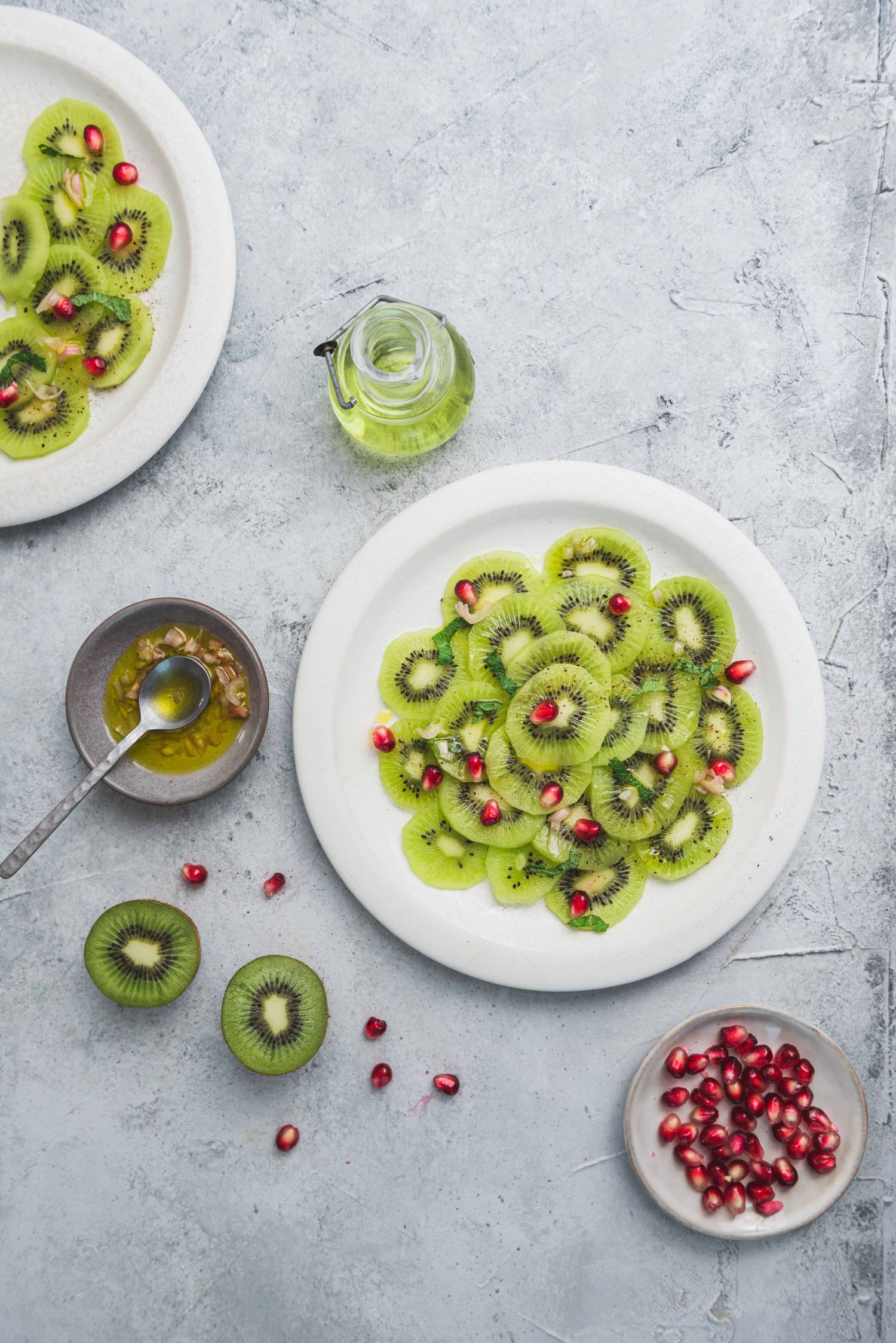 Salade aux kiwis - Mélanie Rousselle, photographe et vidéaste culinaire
