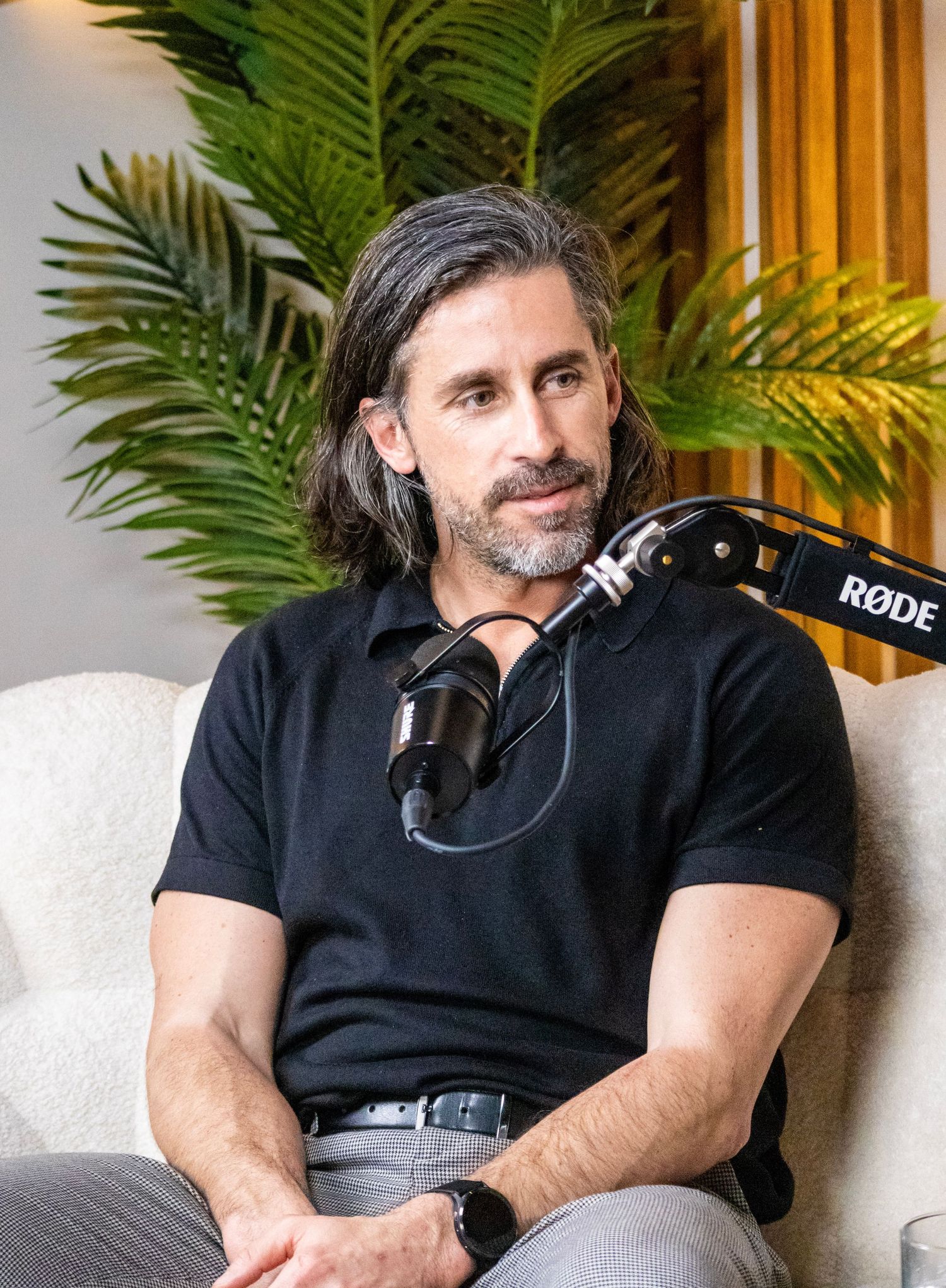 Portrait professionnel réalisé lors de l'enregistrement d'un podcast à Montréal.