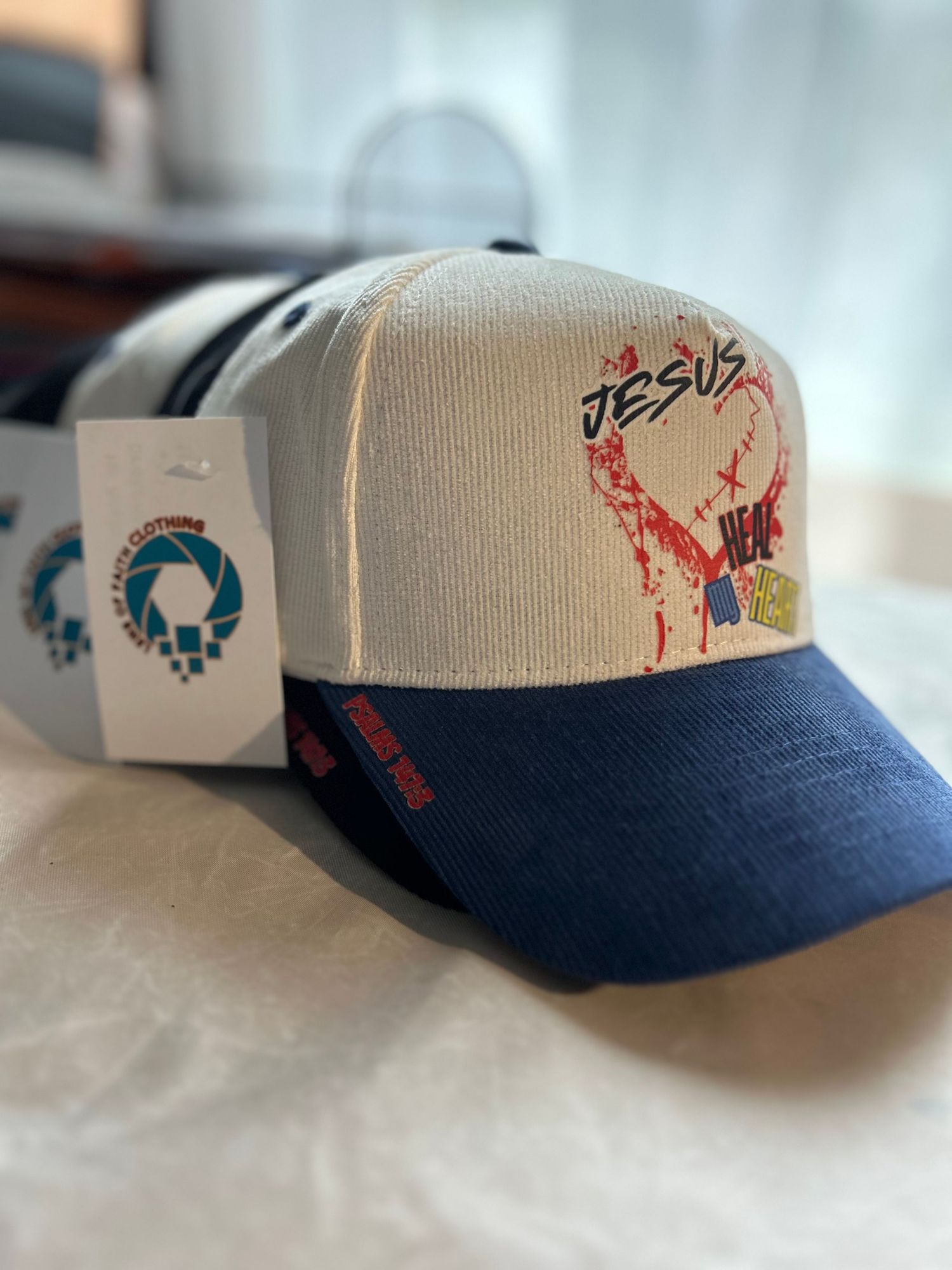 Faith-inspired photography Trucker hat – merch shoot in Richmond, VA