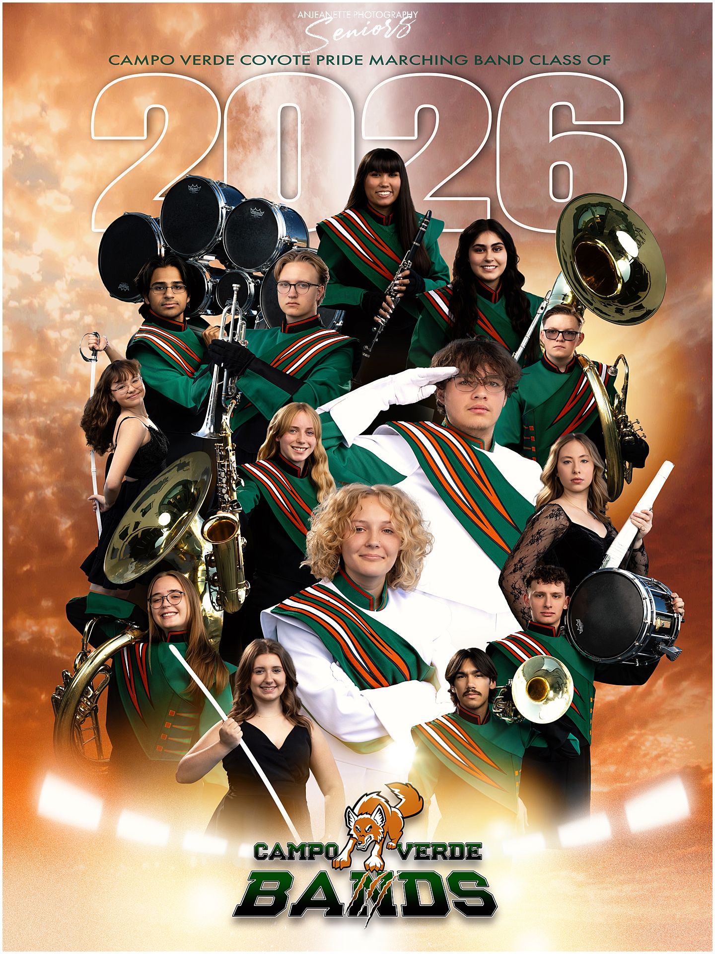 Banners Marching Band top 10 best group photos Pictures Phoenix Anjeanette Photography senior AZMBA WGAZ AZ  https://www.phoenixteamphotogra