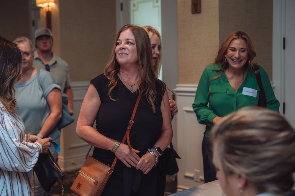 Group of attendees participating in a professional networking event.