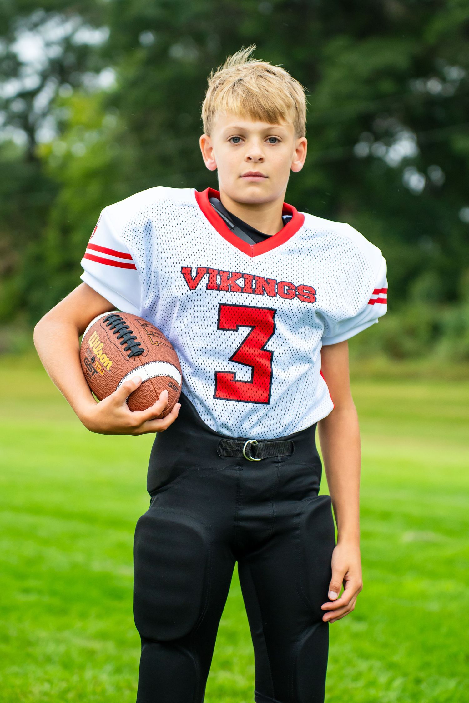 Football Individual Portrait by Jake Fenton Productions