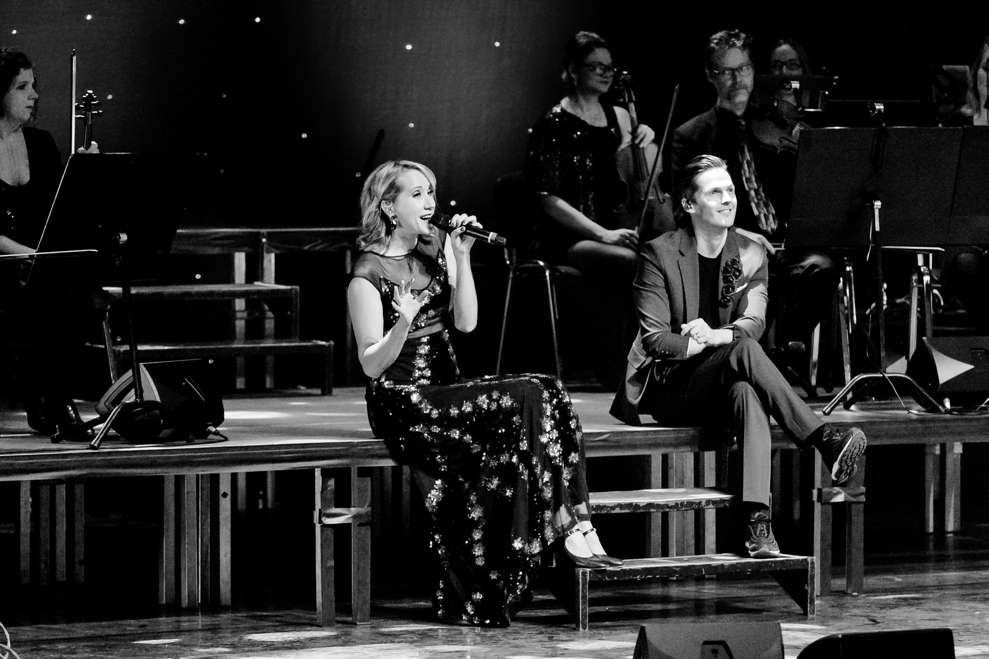 Matildas jul med David Lindgren i  Louis De Geer Konsert & Kongress i Norrköping. Fotograf Rebecca Nordin.