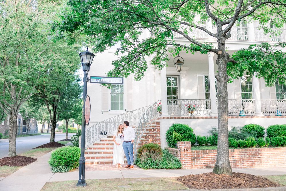 Elegant maternity session at Hammonds Ferry in the Augusta area
