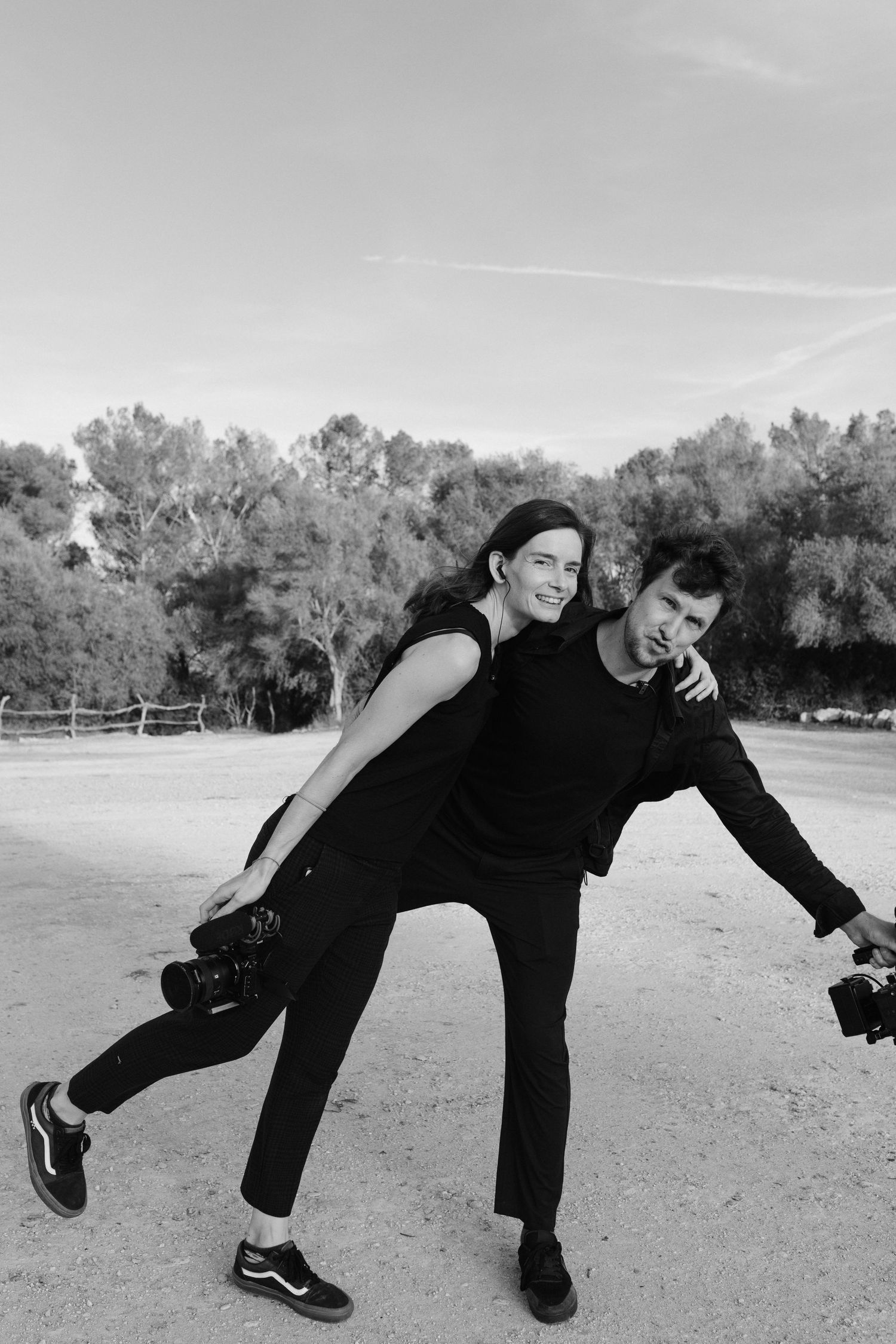 a self portrait of a wedding videographer couple based in Mallorca
