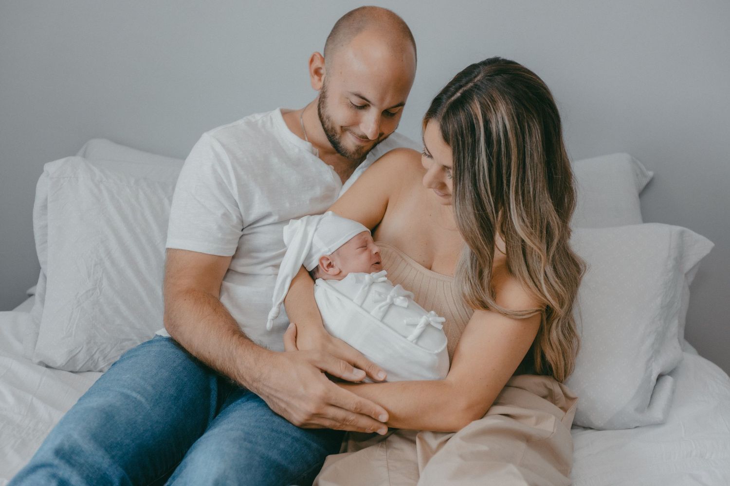 In home lifestyle newborn session in Marlton New Jersey and Medford New Jersey, South Jersey  baby newborn photography sessions.