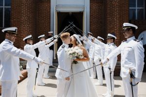 Catholic wedding portrait