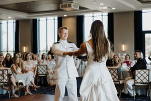 Catholic wedding portrait