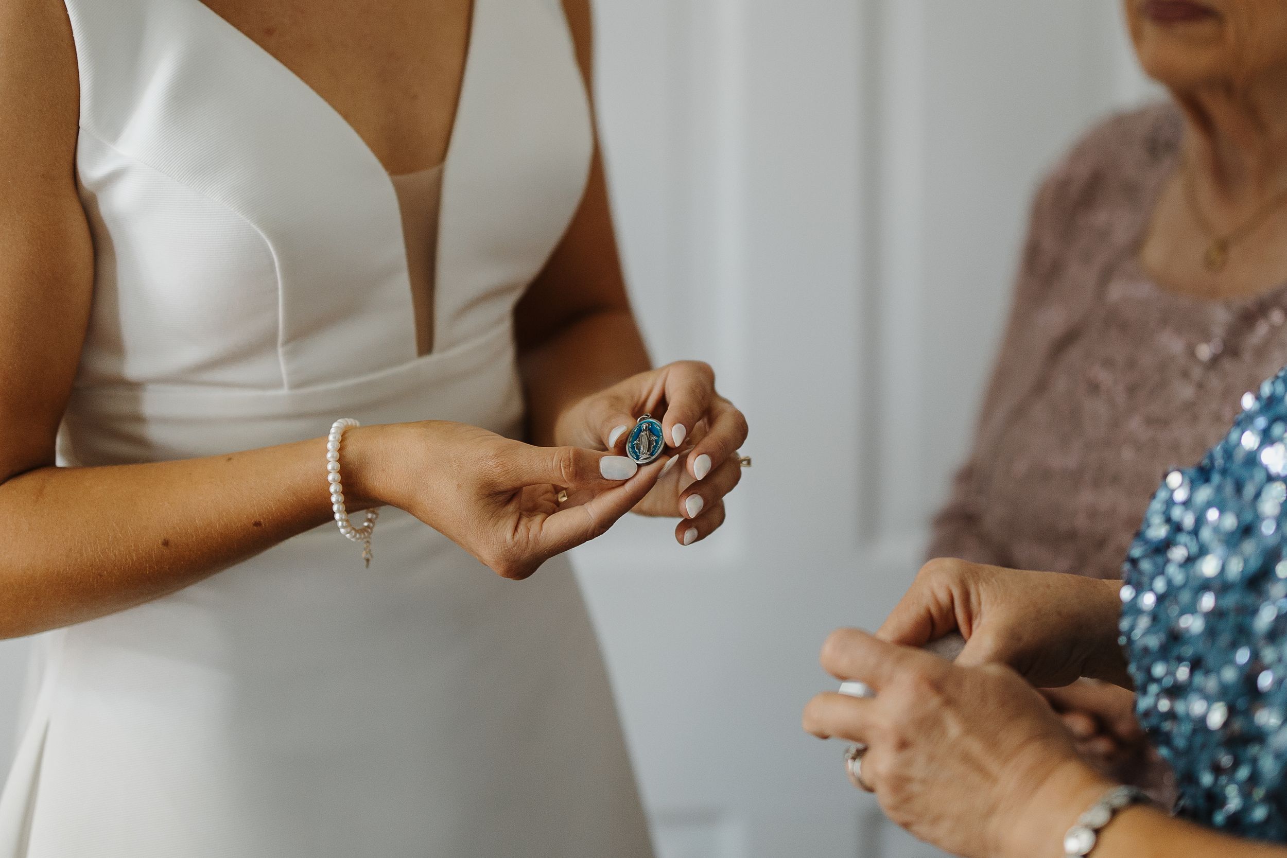 Catholic wedding portrait