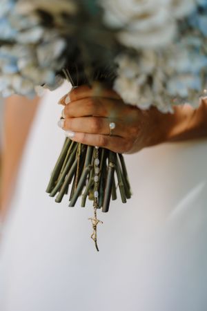 Catholic wedding portrait