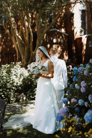 Catholic wedding portrait