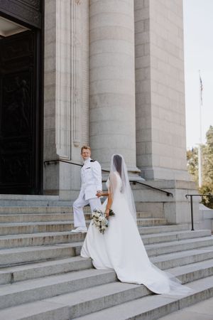 Catholic wedding portrait