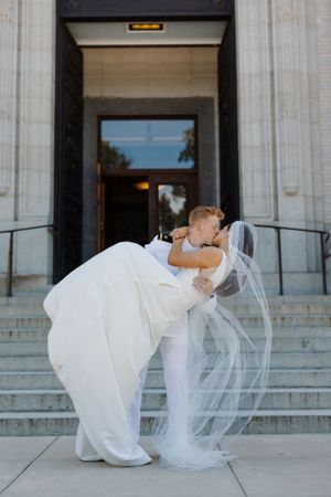 Catholic wedding portrait