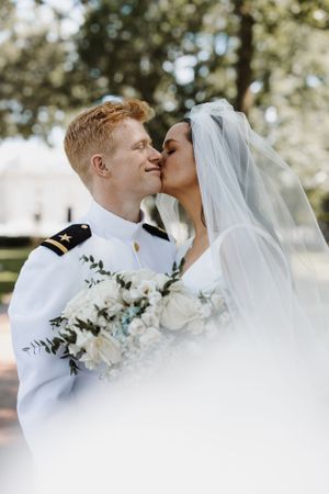 Catholic wedding portrait