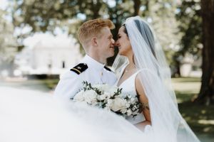 Catholic wedding portrait