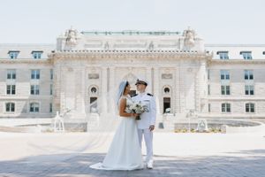 Catholic wedding portrait