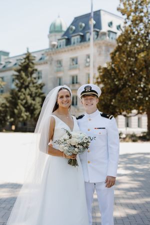 Catholic wedding portrait